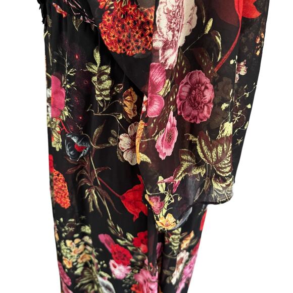 Farm Rio Anthropologie Laina Floral Boho Maxi Dress‎ Size XS - Picture 7 of 13